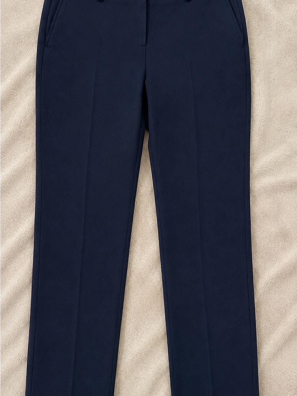 RW&CO. Women's Straight Leg Pants in Navy Blue